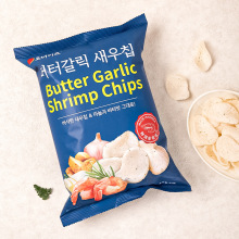 韩国进口卡乐米斯黄油蒜味虾片 网红膨化办公室食品休闲零食小吃