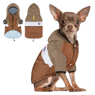 Cross-border Pet Clothes Thickened Warm Dog Clothes Autumn and Winter Small and Medium Dog Windproof Pet Clothing Wholesale