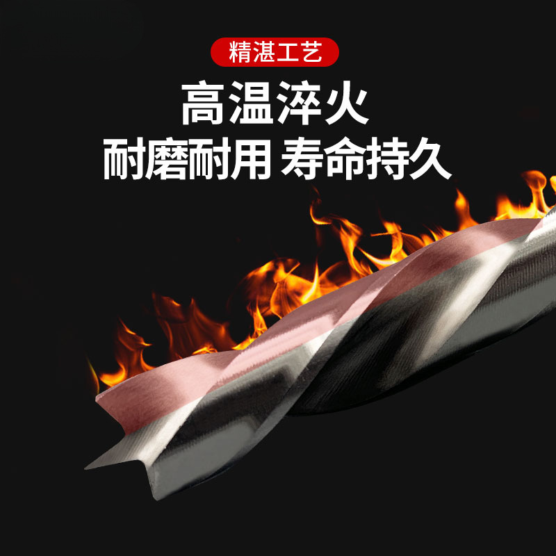 Hoja de perforación de madera de tres puntas de perforación de perforación de carpintería Woiyi de mango redondo de perforación de rodilla de madera de madera centrada abertura