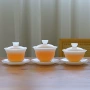 不烫手功夫家用冰种玉品茗杯