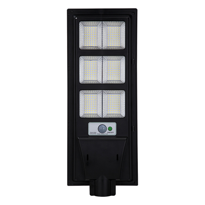 Integrado lámpara de calle Solar inducción del cuerpo humano impermeable lámpara de jardín al aire libre Super brillante luz de calle Solar