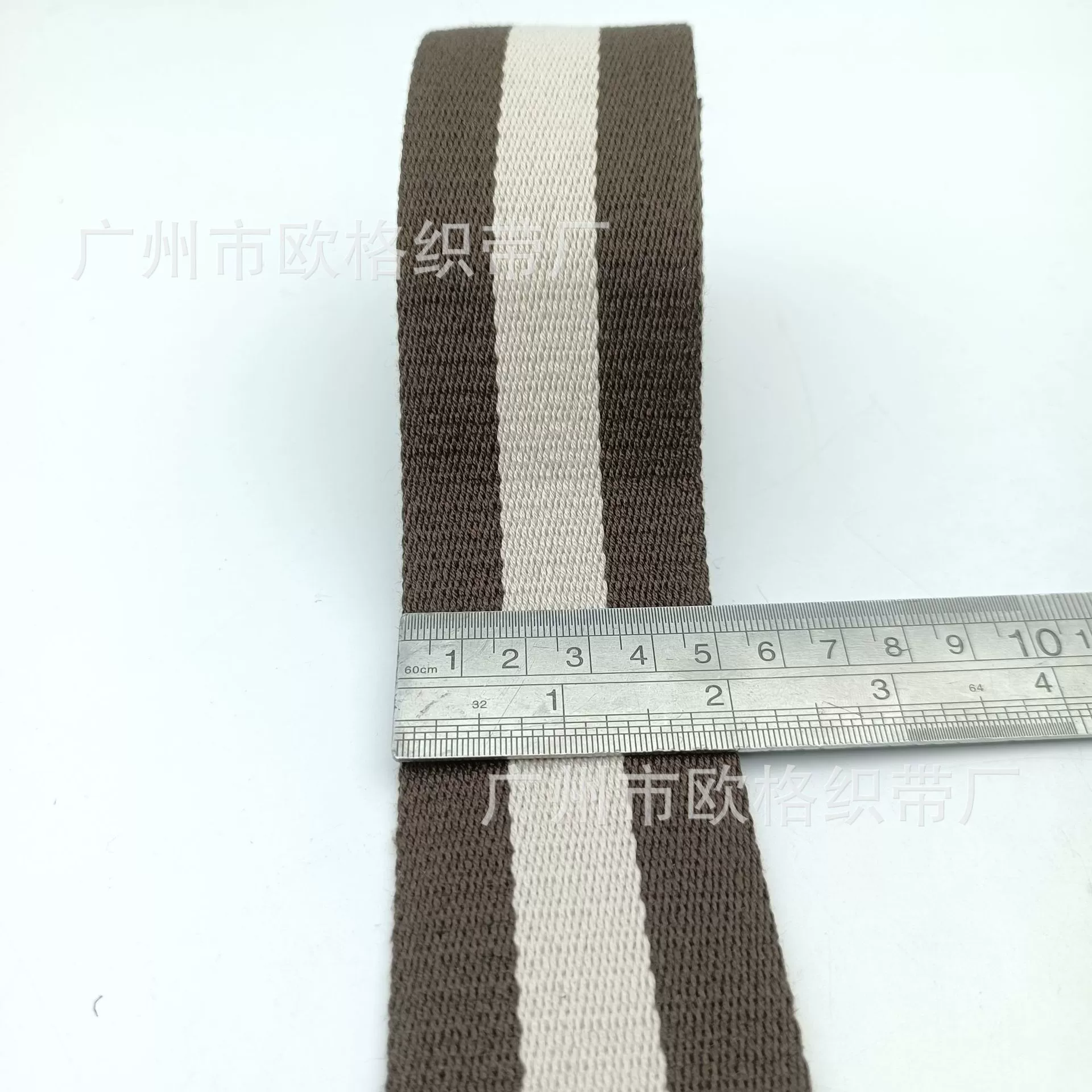 Кофейная белая двусторонняя сумка через плечо с одной лямкой, 5 см, хлопок терилин, увеличенная толщина