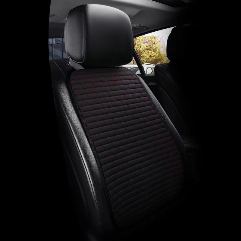 Non-slip Breathable Seat – Universal Seat cushion, seat cover - black-red-line-backrest