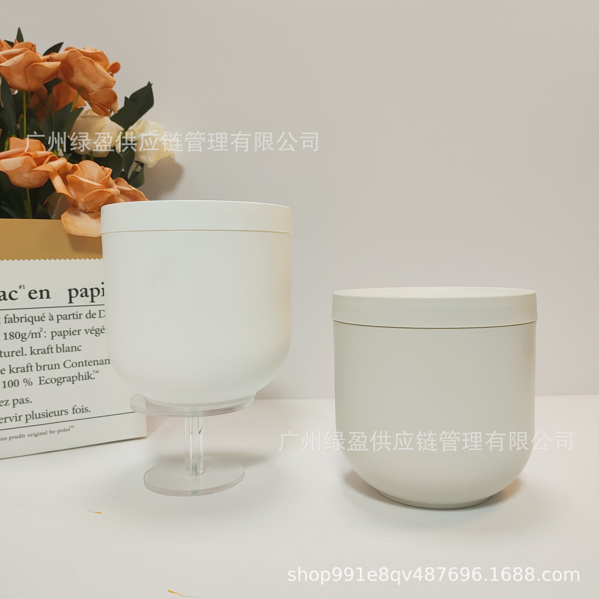 1L Capacity Round Bottom Wide Mouth Jar Pp Plastic Jar Cosmetic Plastic Packaging Material Hair Mask Bottle Mask Wide Mouth Bottle