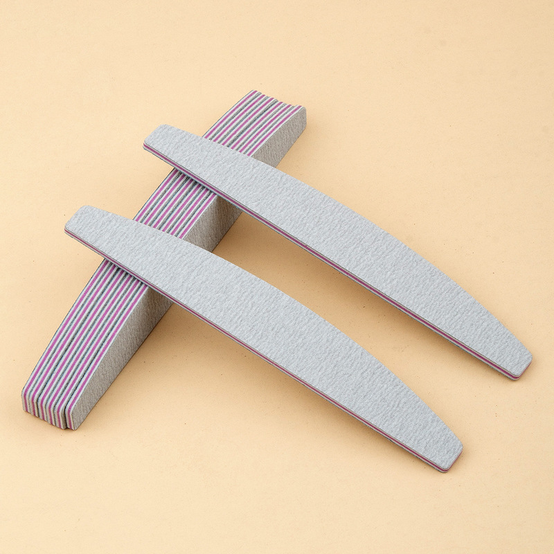 Nail File Half-Moon Nail Shaping and Polishing Strip 100/180 Double-Sided Sanding Strip That Does Not Shed Sand Nailfile Nail File Half-Moon Nail Shaping and Polishing Strip 100/180 Double-Sided Sanding Strip That Does Not Shed Sand Nailfile