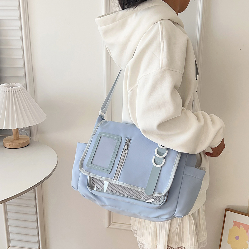 Mochila universitaria japonesa de la escuela secundaria, mochila universitaria de mujeres, alta capacidad, valor de la cara, bolsa de primavera de 2025