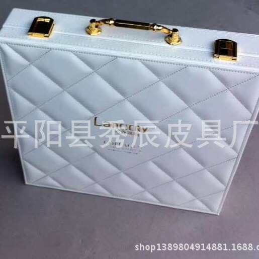 厂家生产/白色皮质化妆品盒  各款保健品礼品盒