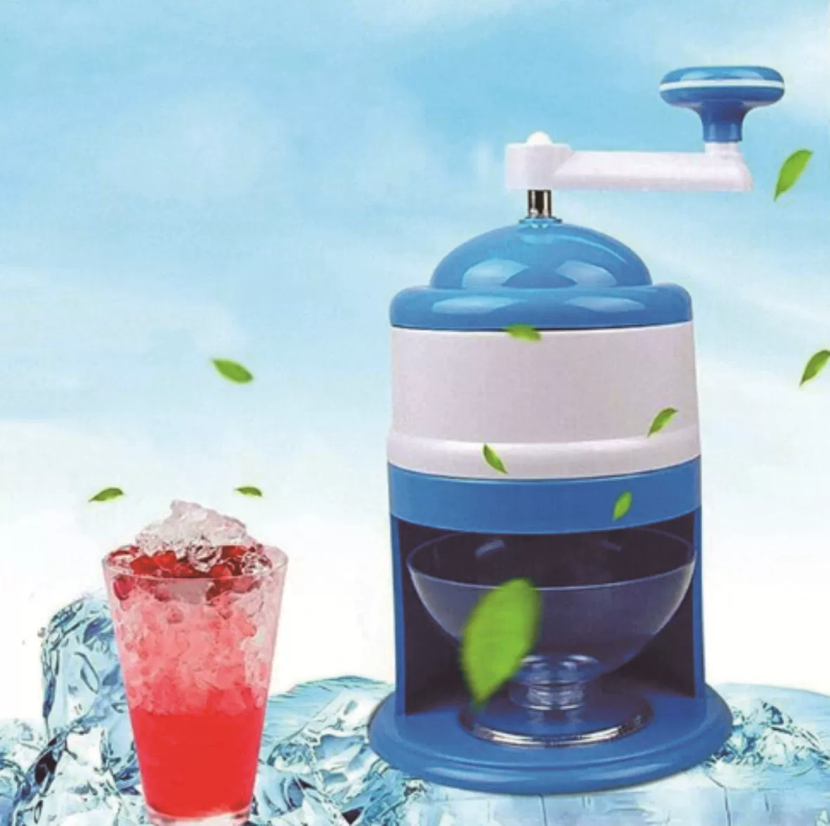 Трансграничная мини-ручная дробилка для льда, ручная дробилка для льда, бытовая машина для бритья льда, мини-измельчитель для непрерывного льда «сделай сам»