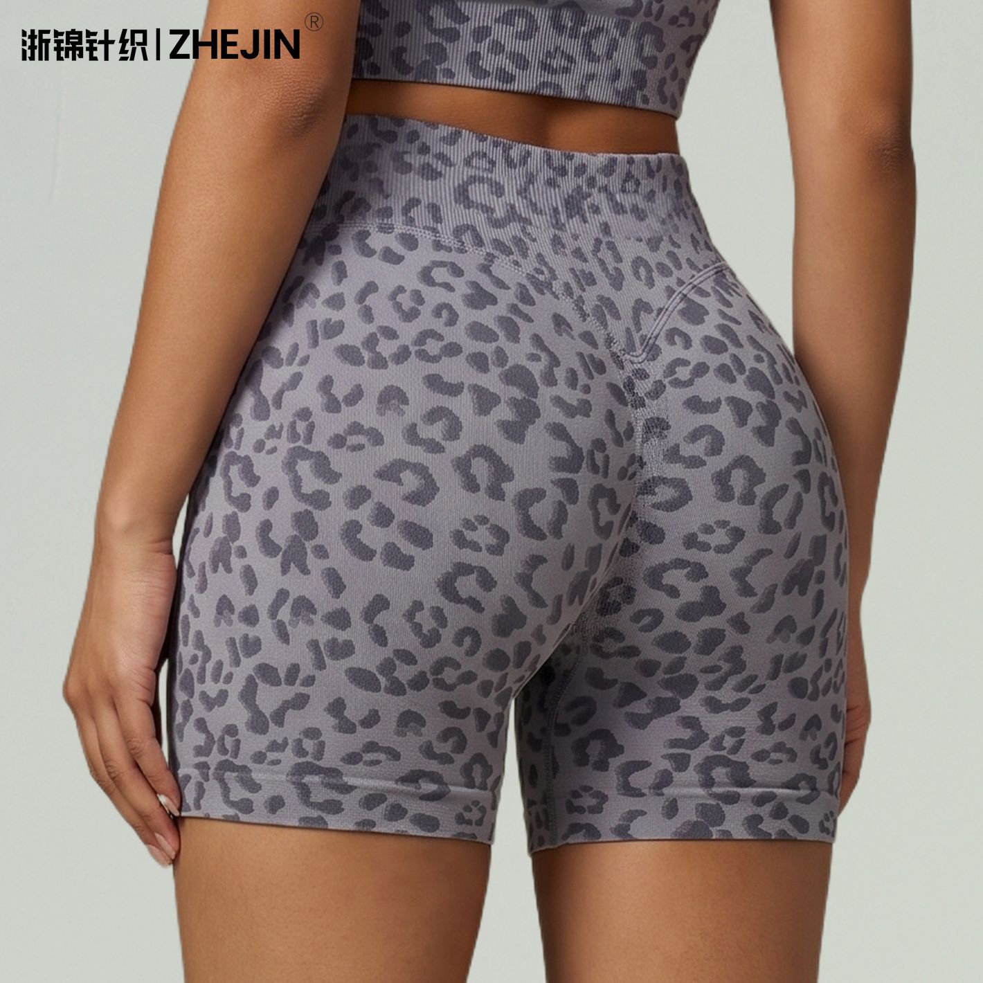 Pantalones de fitness europeos y americanos con efecto tie-dye sin costuras, elásticos y con efecto de levantamiento de cadera, pantalones de yoga de cintura alta, pantalones cortos deportivos para correr para mujer.