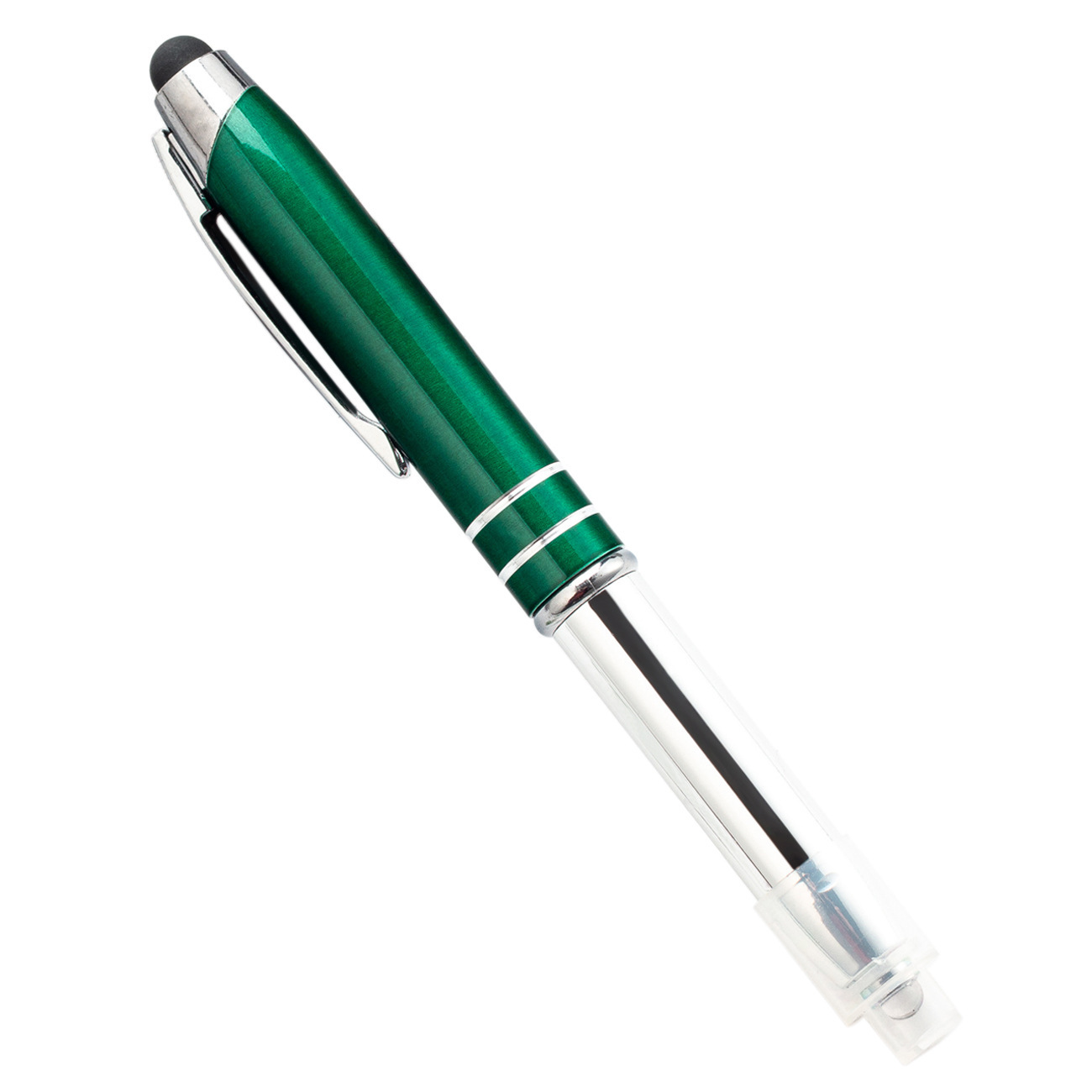 Pluma de lámpara metálica multifuncional pluma táctil de capacitancia de escritura a mano pluma táctil LED creativa publicidad regalos pluma táctil al por mayor