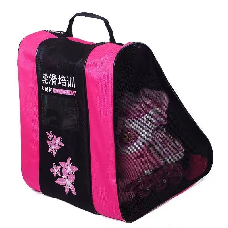 Pink three-layer bag [mesh breathable on both sides]