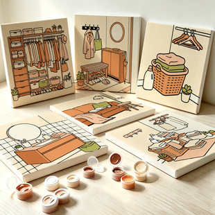 �����ͮ�DIY�Ҿӈ����b�20&times;20CM���B�ױ�ϩ��ɫ���L�쮋���l