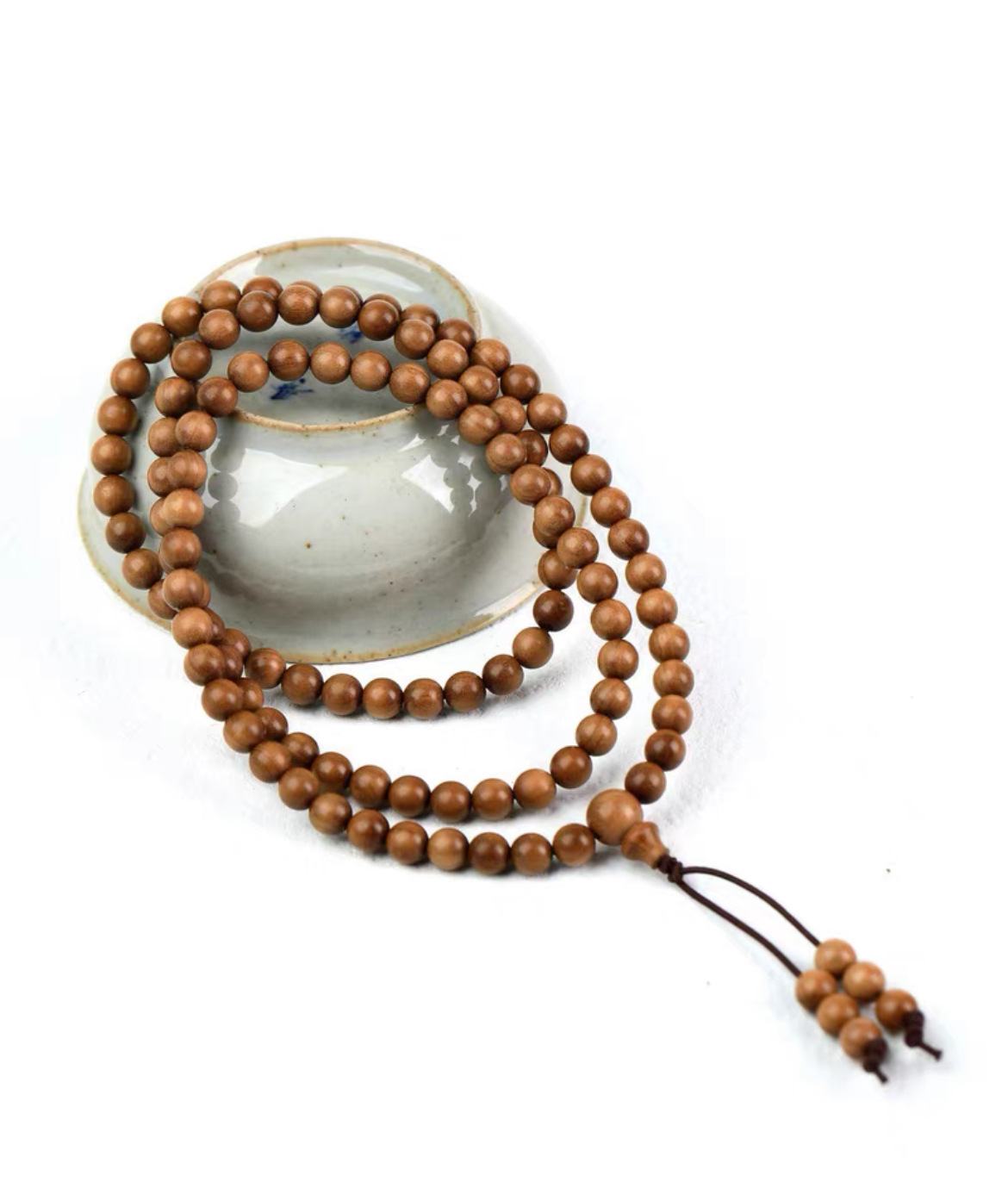 Round beads, 108 beads