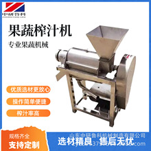 定制大型螺旋草莓猕猴桃榨汁机 果蔬不锈钢打汁机 果酒果汁压榨机