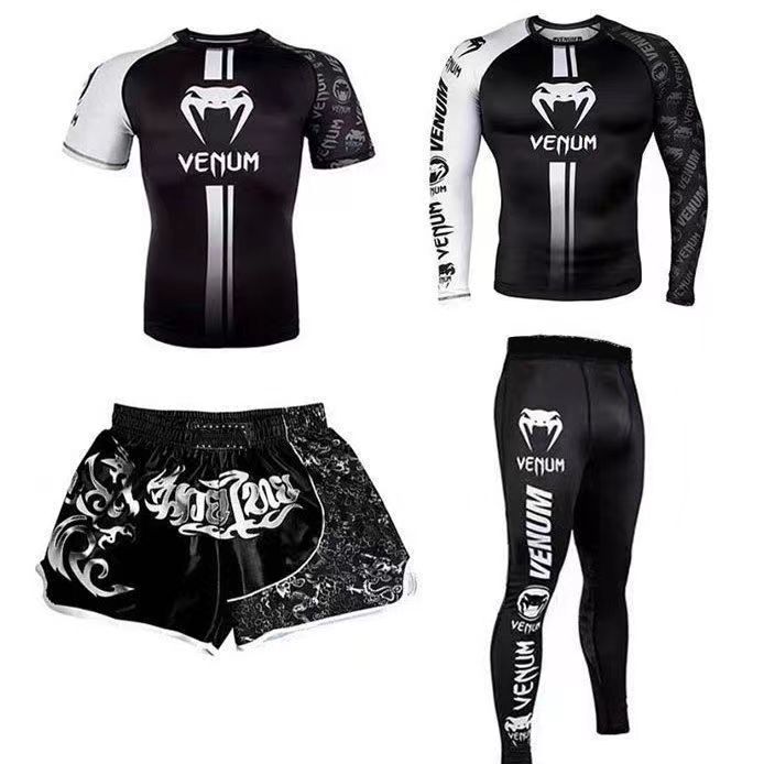Костюм Venom для тренировок UFC, мужская и женская одежда, быстросохнущие шорты для муай тай