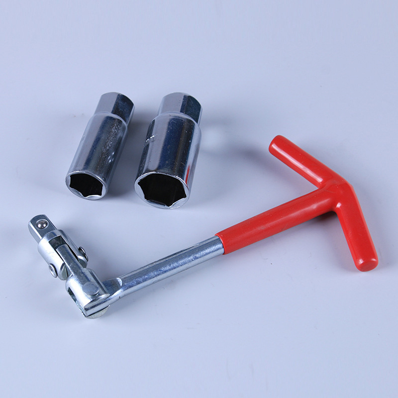 Llave de enchufe de bujía 14-16-21t tipo llave de enchufe herramienta de reparación de automóviles llave hexagonal llave de bujía