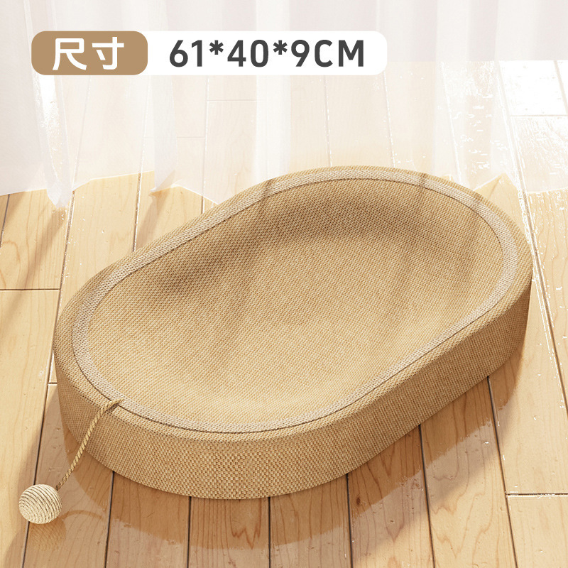 ✅Tablero de raspado de gato resistente al desgaste Tablero de raspado de gato tejido de arpillera para gatos