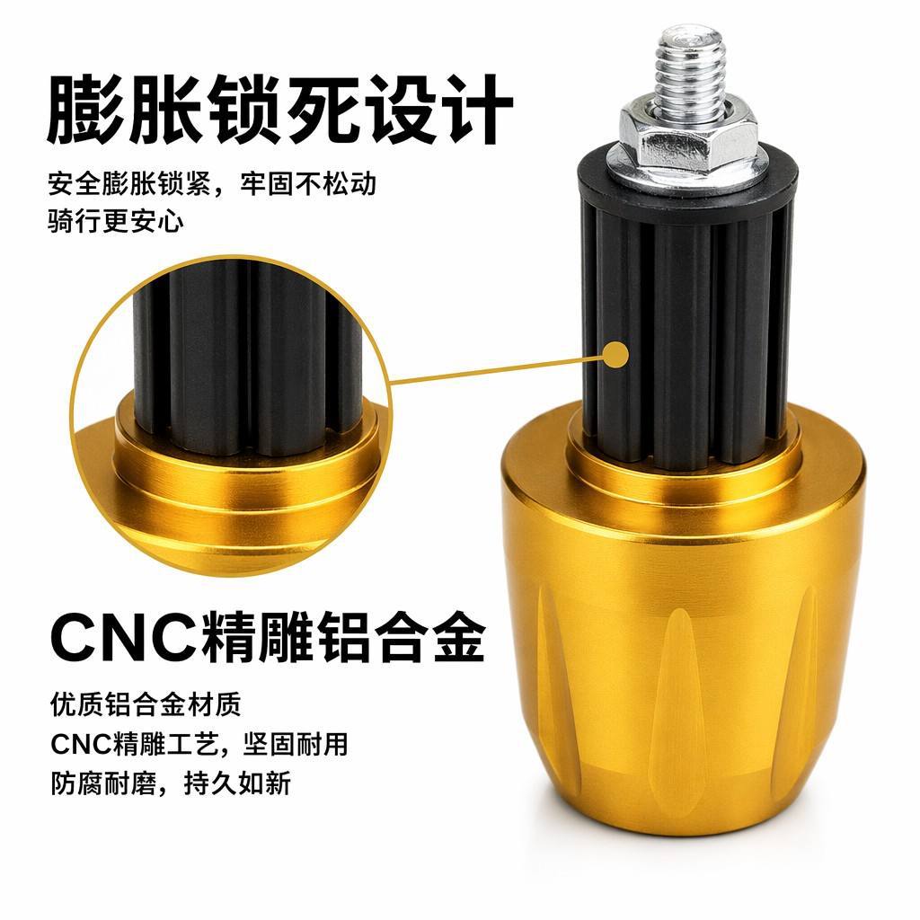 Cross-Border Motorcycle Modified Cnc Anti-Fall Handlebar End Caps Suitable for Yamaha Nmax 155/125 Universal Handlebar Plugs