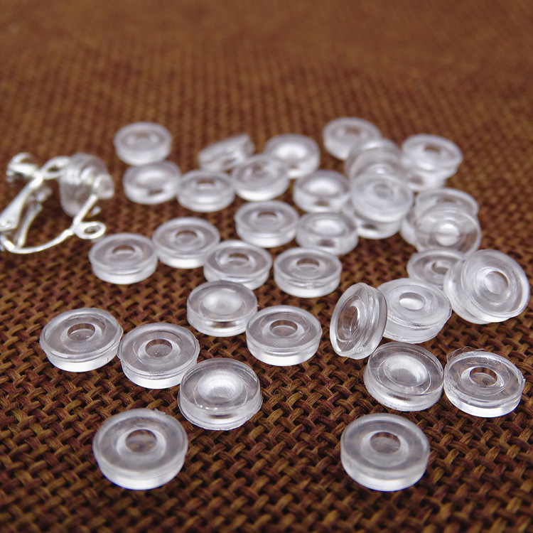 transparent silicone ear clips