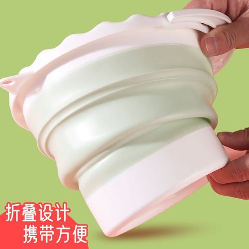 Art wash brush bucket water bucket foldable art student wholesale brush holder children foldable desktop water cup bucket brush washing bucket