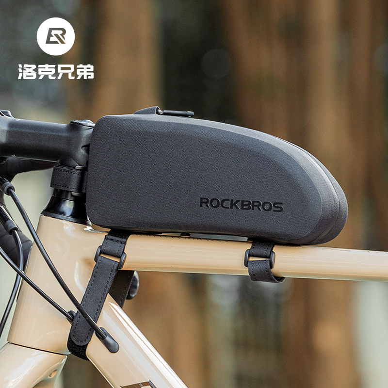 Locke Brothers factory direct bicycle front tube head bag Road beam bag mountain riding waterproof saddle bag