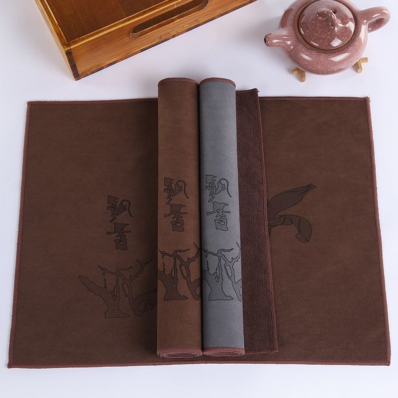 Fleece Tea towel Strength water uptake printing Tea towel Jie Fang Tea cloth Tea with zero Tea cloth