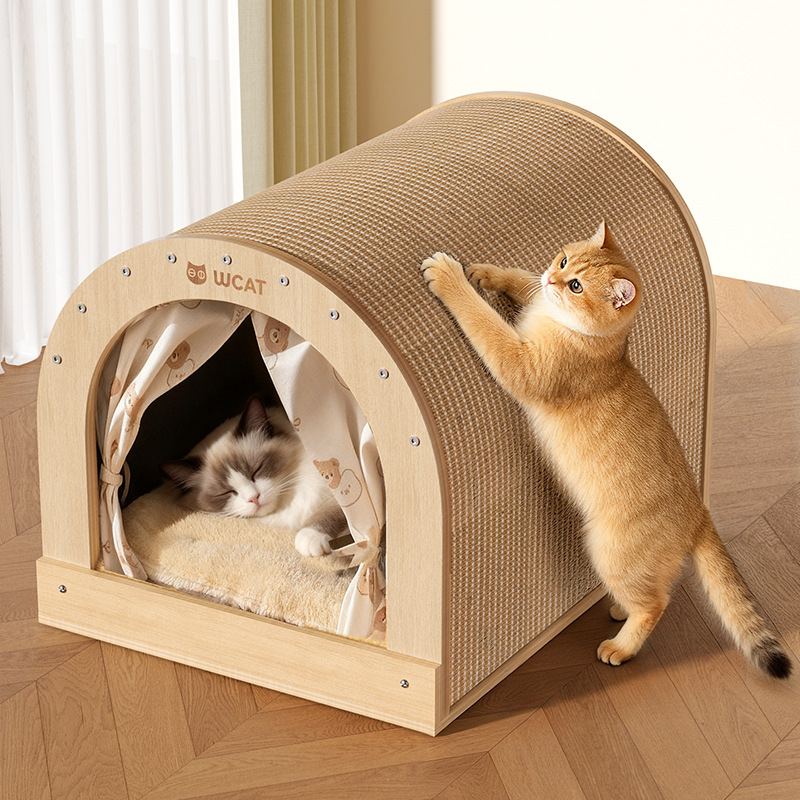 Cuatro temporadas nuevas casas arqueadas gato perros