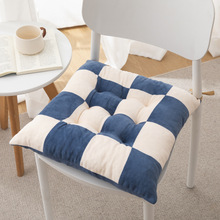 加厚坐垫水晶绒椅垫办公室教室凳子垫餐椅垫秋冬天屁股垫子保暖