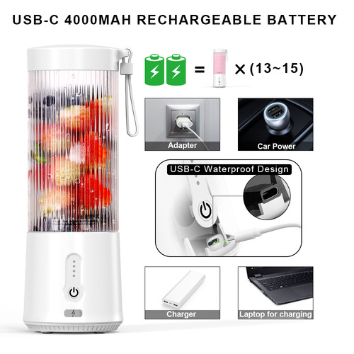 Cross-border juice machine home fruit small mini charging juice blender for students electric portable juice cup