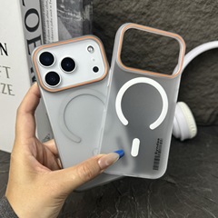 柔纱肤感适用iPhone17pro手机壳磨砂磁吸苹果16pro硬壳PC15保护套