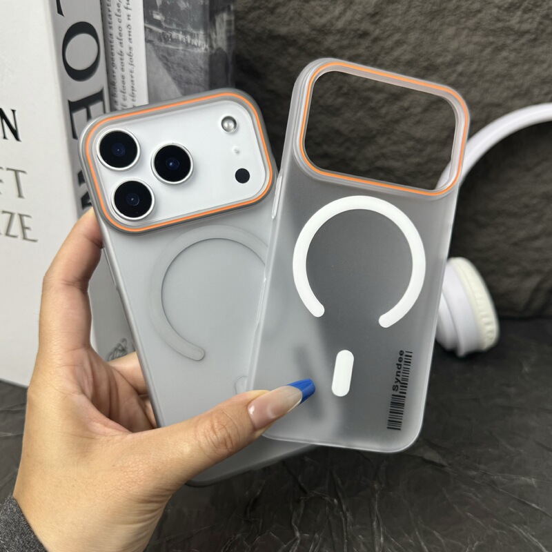 柔纱肤感适用iPhone17pro手机壳磨砂磁吸苹果16pro硬壳PC15保护套|undefined