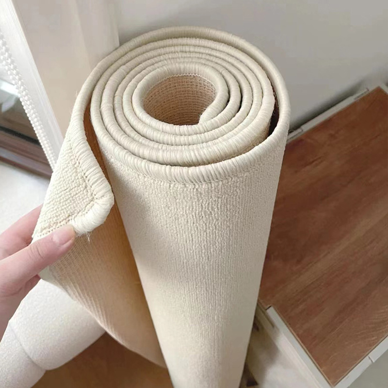 Nórdico insviento blanco fotografía alfombra ropa en vivo sala de estar dormitorio color sólido gran área alfombra de piso