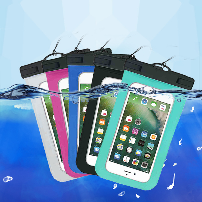 Cross-Border E-Commerce Hot-Selling Waterproof Mobile Phone Bag, Large Size, Suitable for Apple, Samsung, Huawei, Outdoor Diving Waterproof Bag