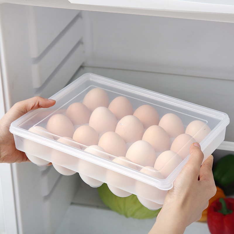 卵箱耐震車用ボタン式卵トレイ冷蔵庫新鮮保持アヒル卵箱スロット転倒防止携帯卵収納ケース|undefined