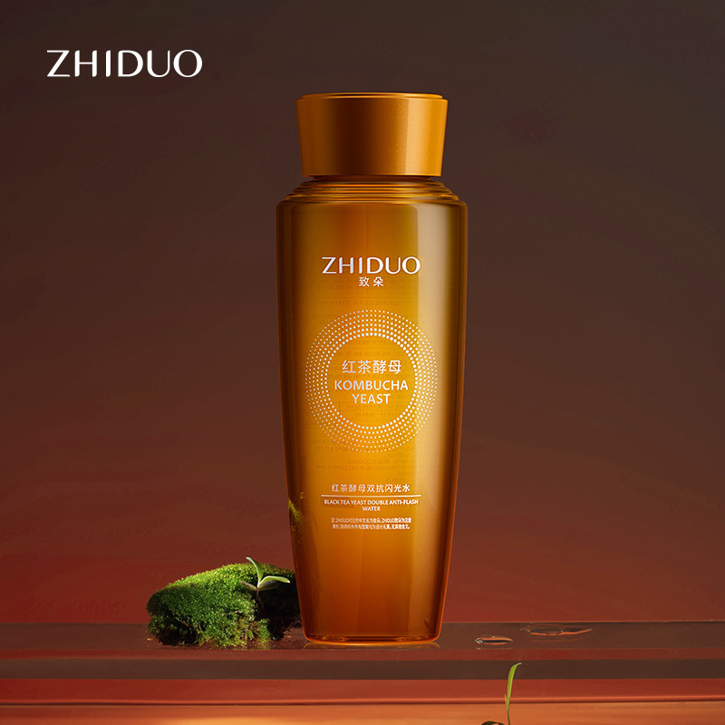 致朵紅茶酵母雙抗閃光水400ml補水彈嫩滋潤面部護理廠家批發
