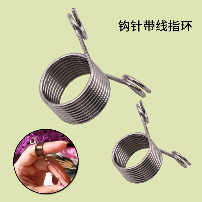 Направляющая из нержавеющей стали ручной инструмент для вязания шерсти Набор вязаных свитеров палец катушка шерстяной Ретрактор