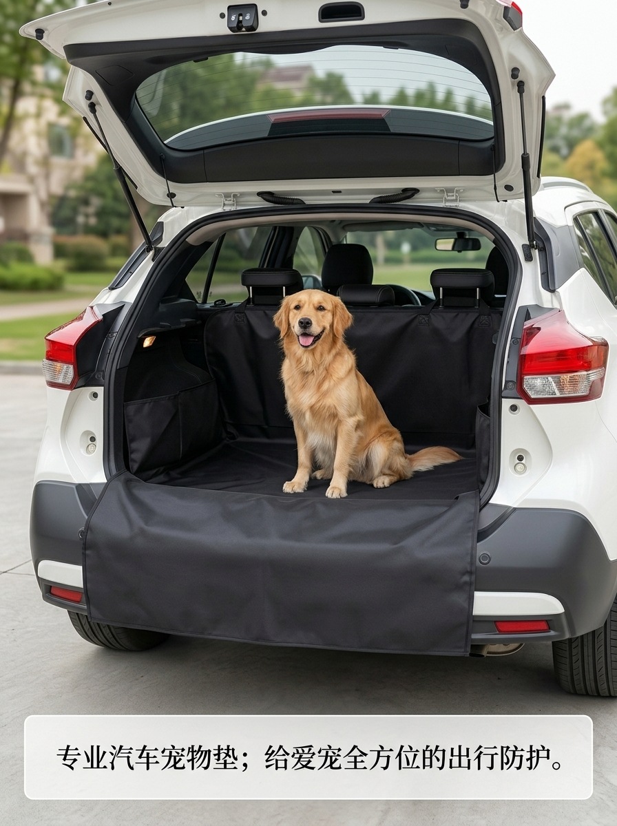Cross-Border Direct Supply of Car Pet Mats, Waterproof, Dirt-Resistant, Scratch-Resistant, Suitable for All Seasons, Can Be Stored in the Car Trunk