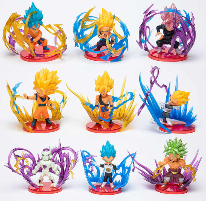 漫画アニメーションシリーズハンドモデル海賊ドラゴンボール装飾品ヒーロー王連合クリップ人形|undefined