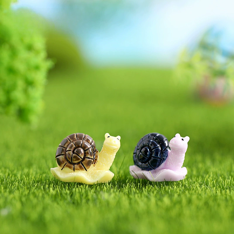 Plant lamp, snails, material, micro landscape, 3 colors, handmade