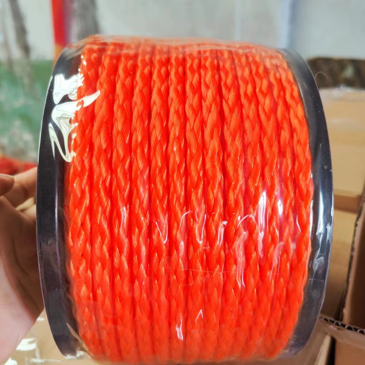 现货供应PE空心绳聚乙烯绳子12股捆扎绳耐磨缠绕收纳绑带高拉力