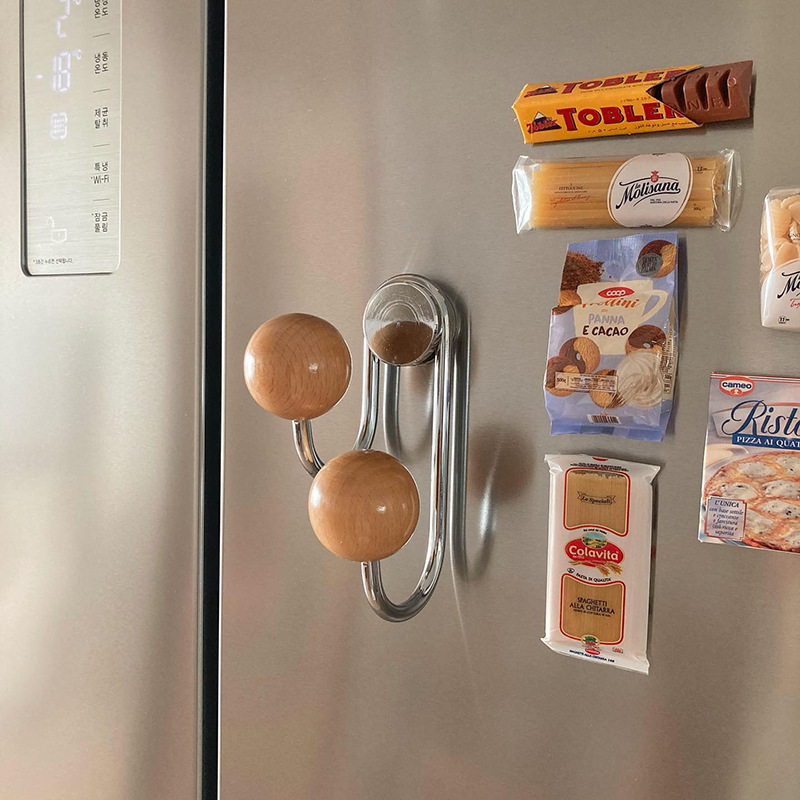 Creative Magnetic Hook, Punch-Free Storage Magnet Hook, Anti-Collision Household Magnetic Hook, Refrigerator Entrance Door Cabinet
