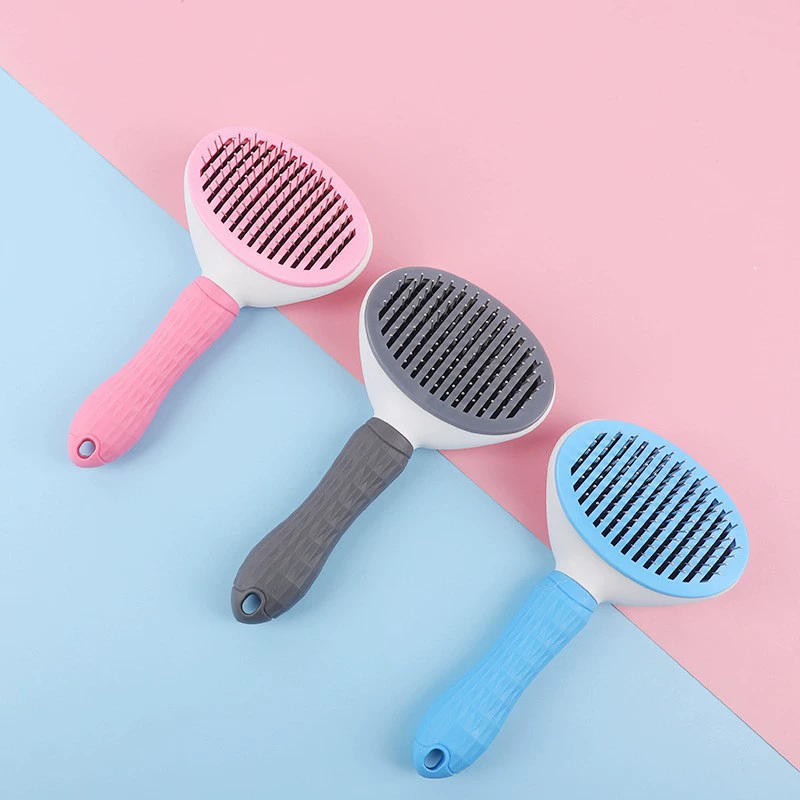 В наличии оптом Расческа для домашних животных расческа из нержавеющей стали для чистки собак красота узел расческа плавающая игла для волос гребень