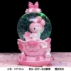 Sakura rabbit squinting (music+color lamp+automatic snow snow large