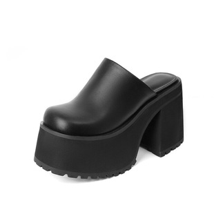 Platform Shoes Lolita Punk Diablo Cosplay Lolita Shoes Boots Round-toe Slippers