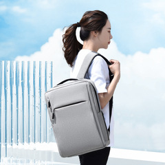 Double-shoulder laptop bag, unisex backpack, business bag, gift student school bag