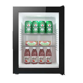mini fridge单门全静音饮料透明冰柜出租房小冰箱小型迷你宿舍用