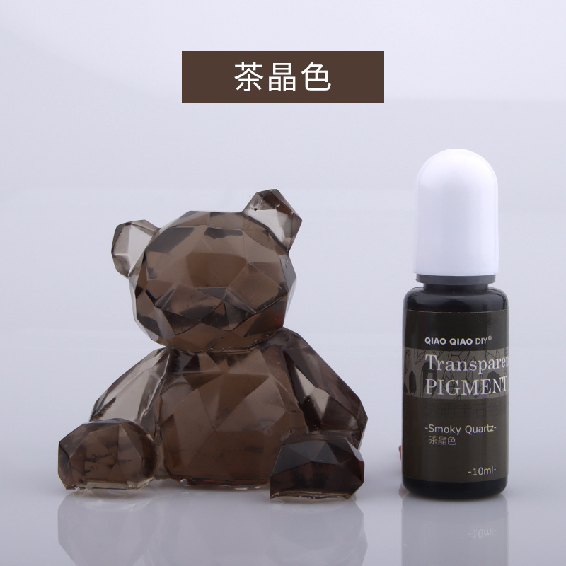 Qiaoqiao 24 colores transparente gema color esencia oleosa UV epoxi cristal epoxi color mezcla pasta fábrica descuento directo