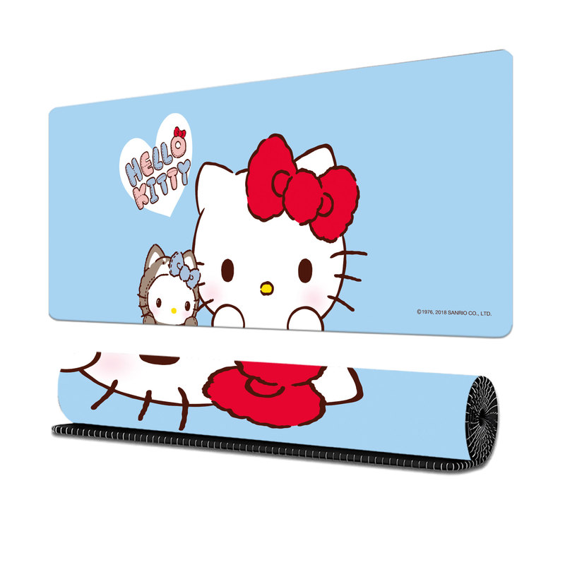 サンリオ ハローキティ ハローキティ 漫画マウスパッド KT 猫 かわいい アニメ 滑り止め 大型コンピュータデスクパッド|undefined