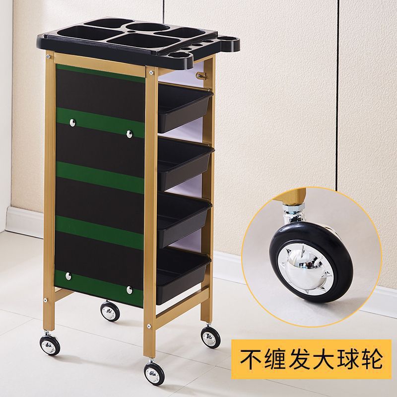 Carro de belleza, cochecito de peluquería, cochecito de peluquería, carro de herramientas, carro de barra de cinco capas, carro de peluquería, armario de herramientas de peluquería