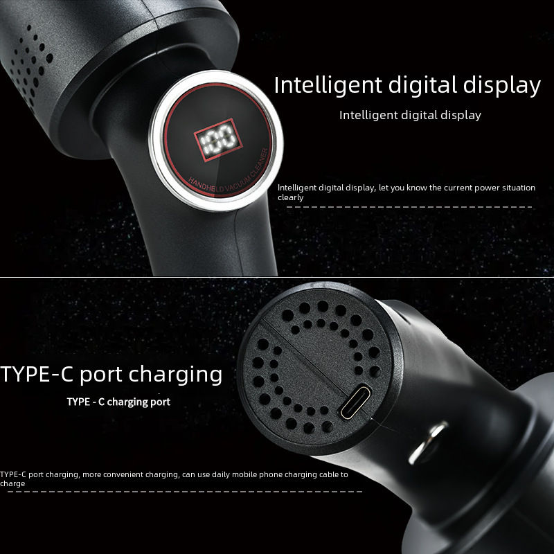 Nuovo aspirapolvere domestico portatile senza fili ad alta potenza transfrontaliero ad alta potenza, illuminazione a umido e a secco ricaricabile_voghion.com